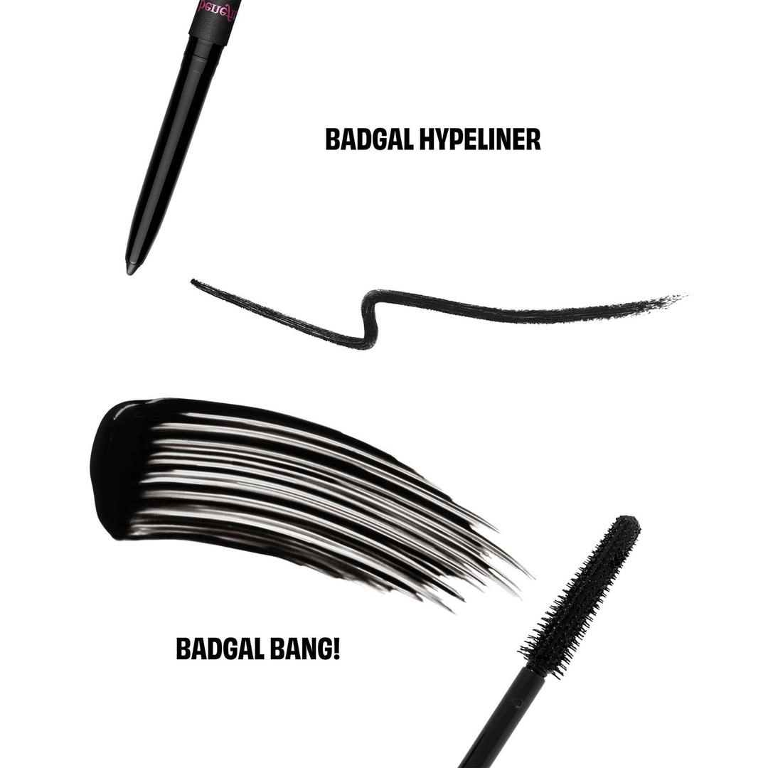 Benefit Cosmetics BADgal Hypetower Eye Makeup Duo Mascara & Eyeliner Gift Set - Imagen 2