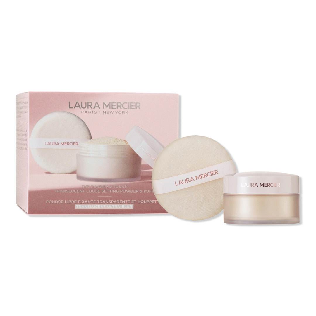 Laura Mercier The Finishing Touch Translucent Loose Setting Powder Ultra-Blur & Velour Puff Gift Set
