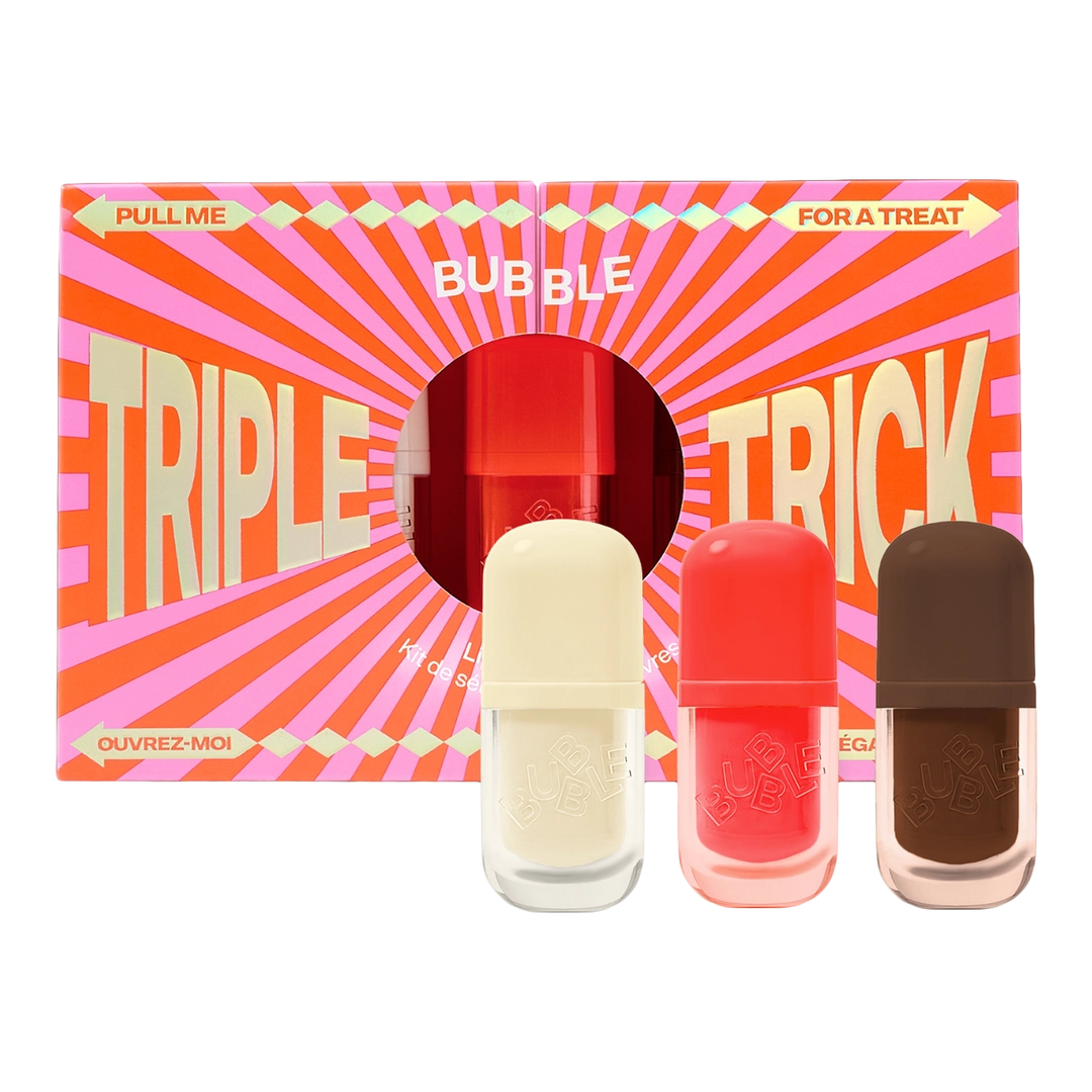 Bubble Triple Trick Lip Serum Set