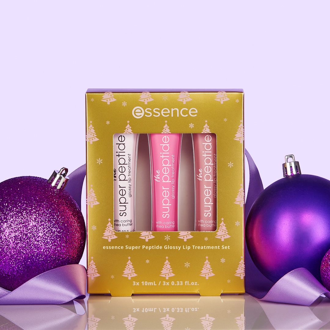 Essence Super Peptide Glossy Lip Treatment Holiday Gift Set - Imagen 2