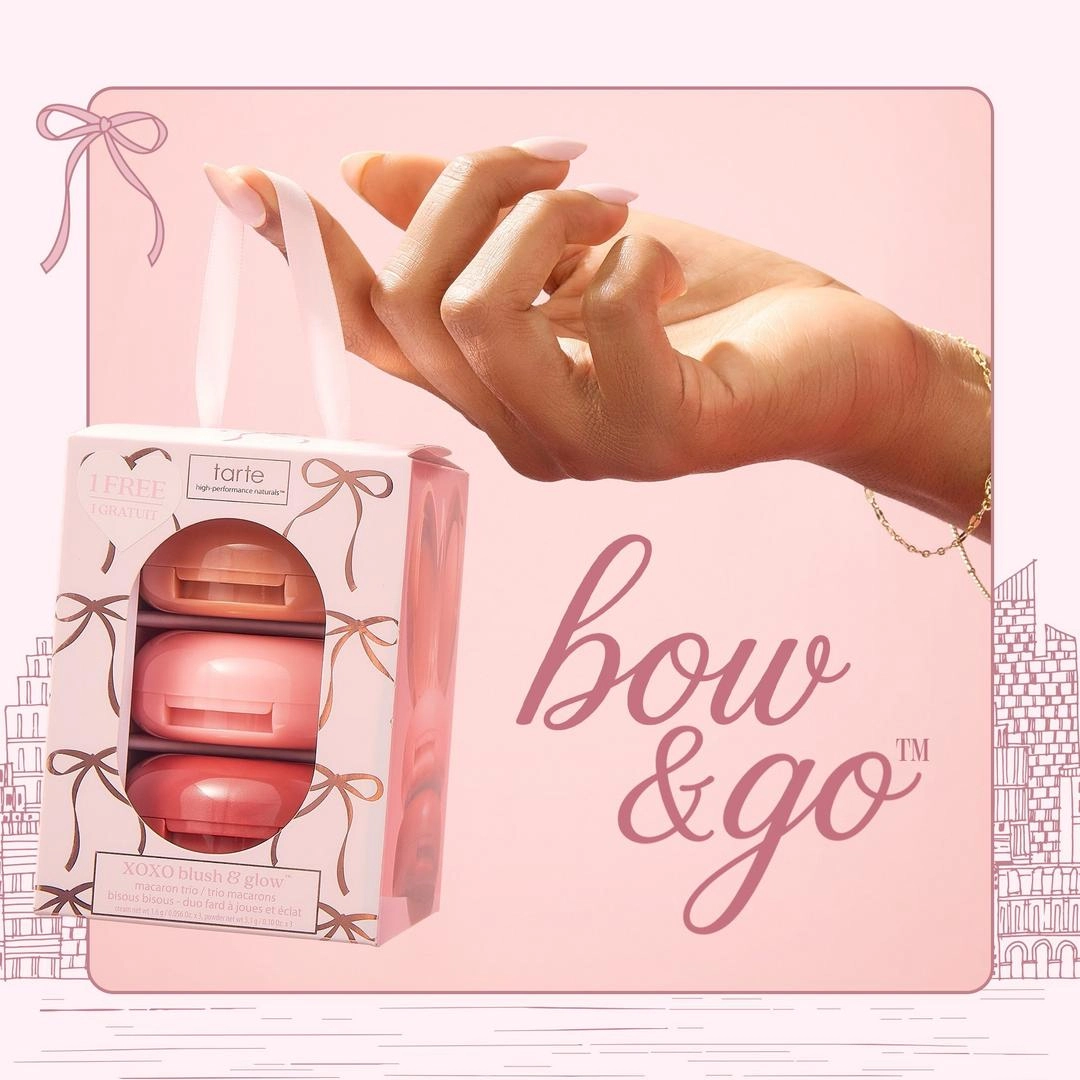 Tarte XOXO Blush & Glow Macaron Trio - Imagen 2