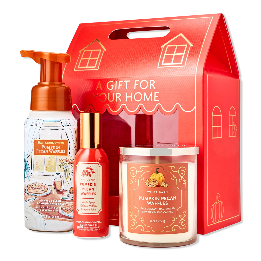 Bath & Body Works Pumpkin Pecan Waffles Home Gift Set
