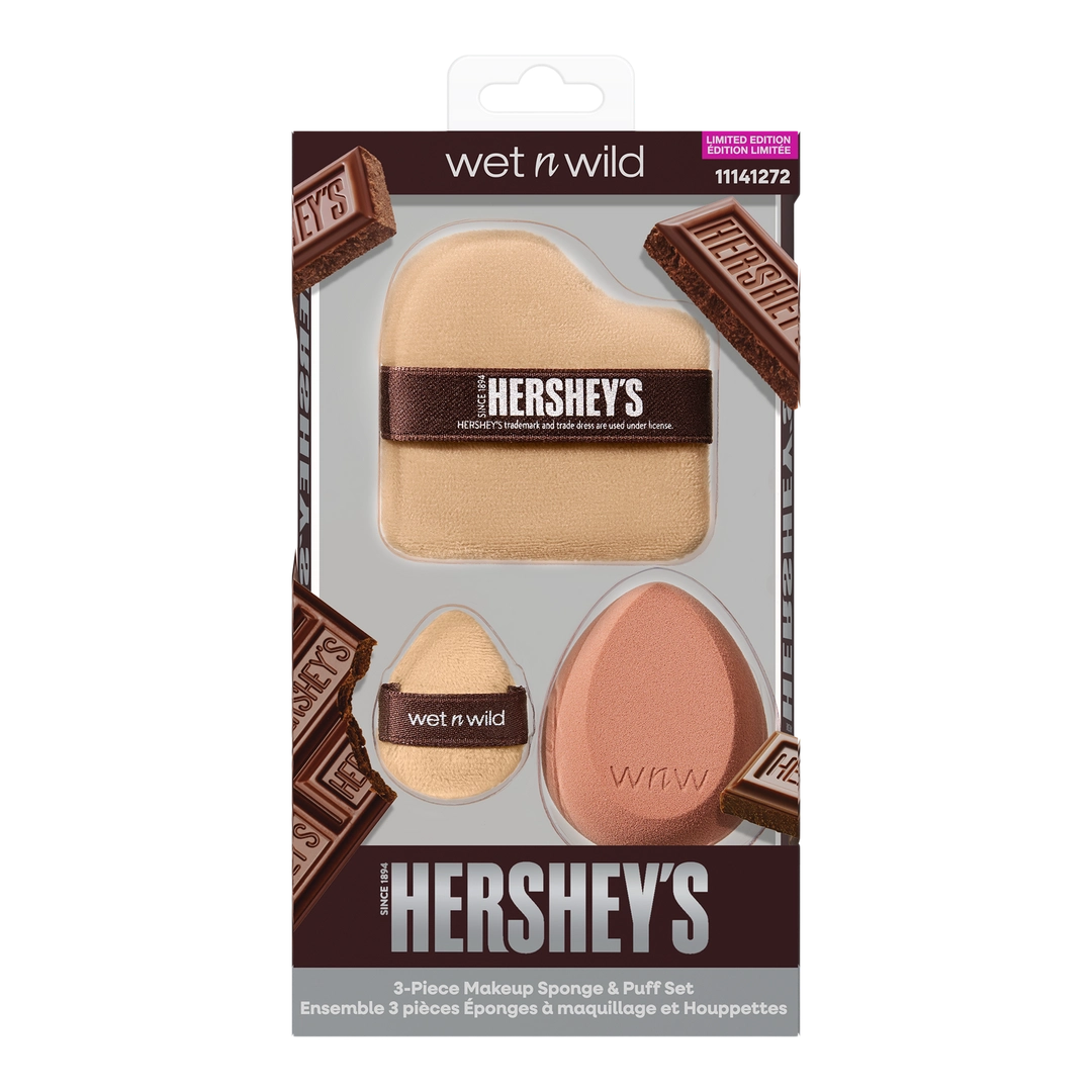 Wet n Wild Hershey's 3-Piece Makeup Sponge and Puff Set - Imagen 3