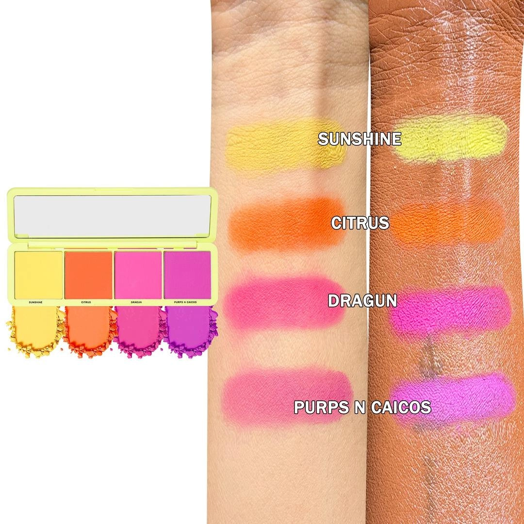 Made By Mitchell Sunset Blursh Pressed Blusher Pallete - Imagen 2