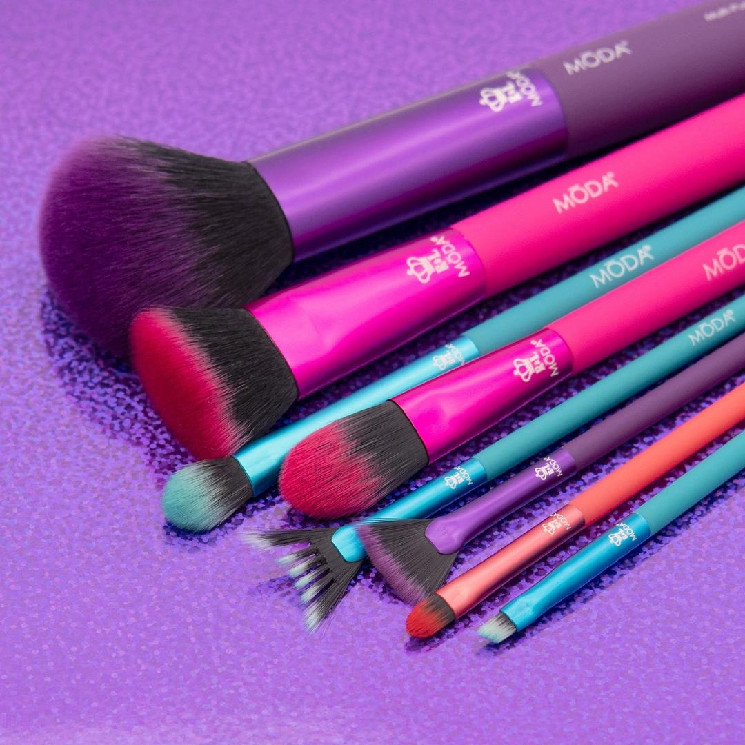 MŌDA Ultimate Originals Makeup Brush Kit - Imagen 2