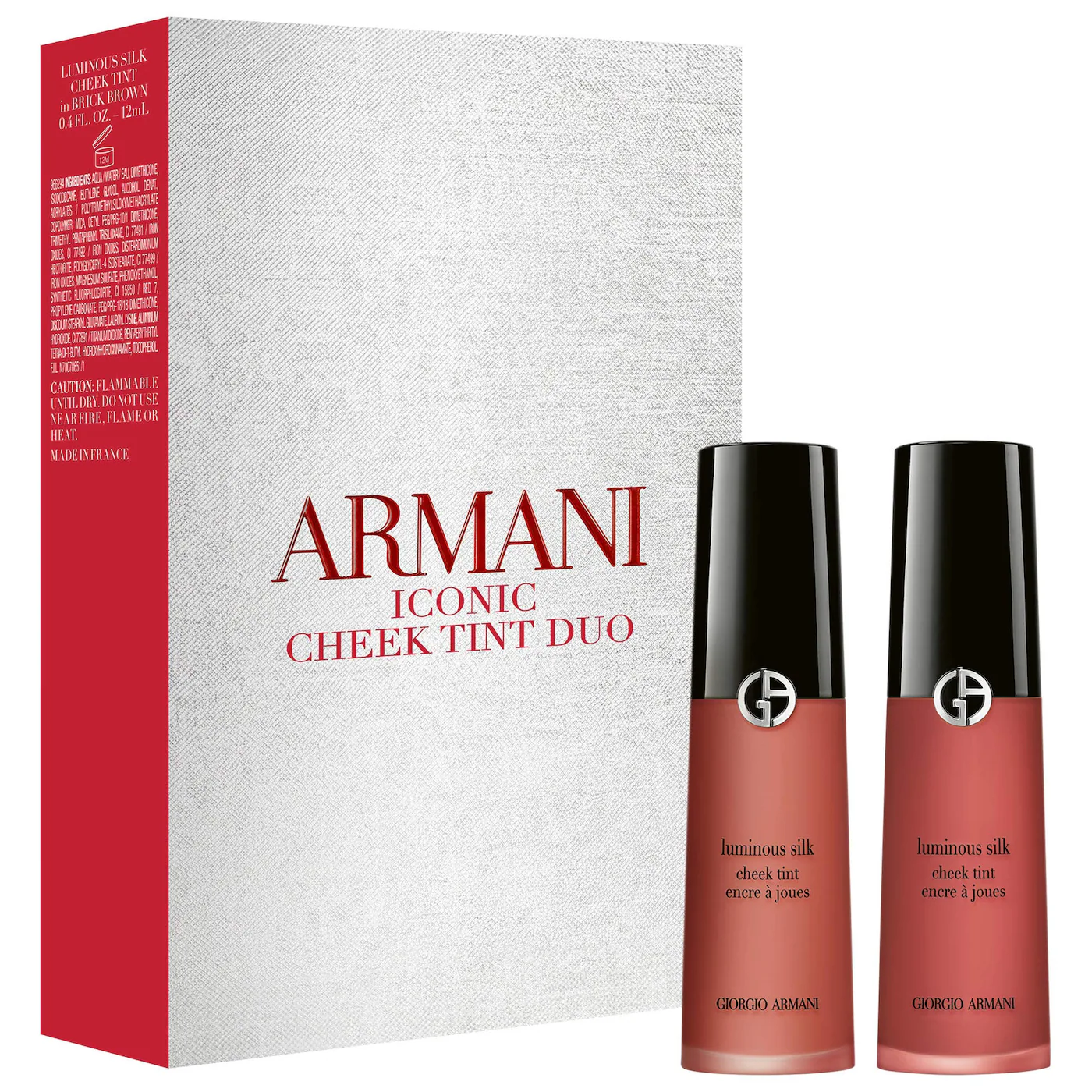 Armani Beauty Warm & Toasty Cheek Tint Longwear Liquid Blush Duo