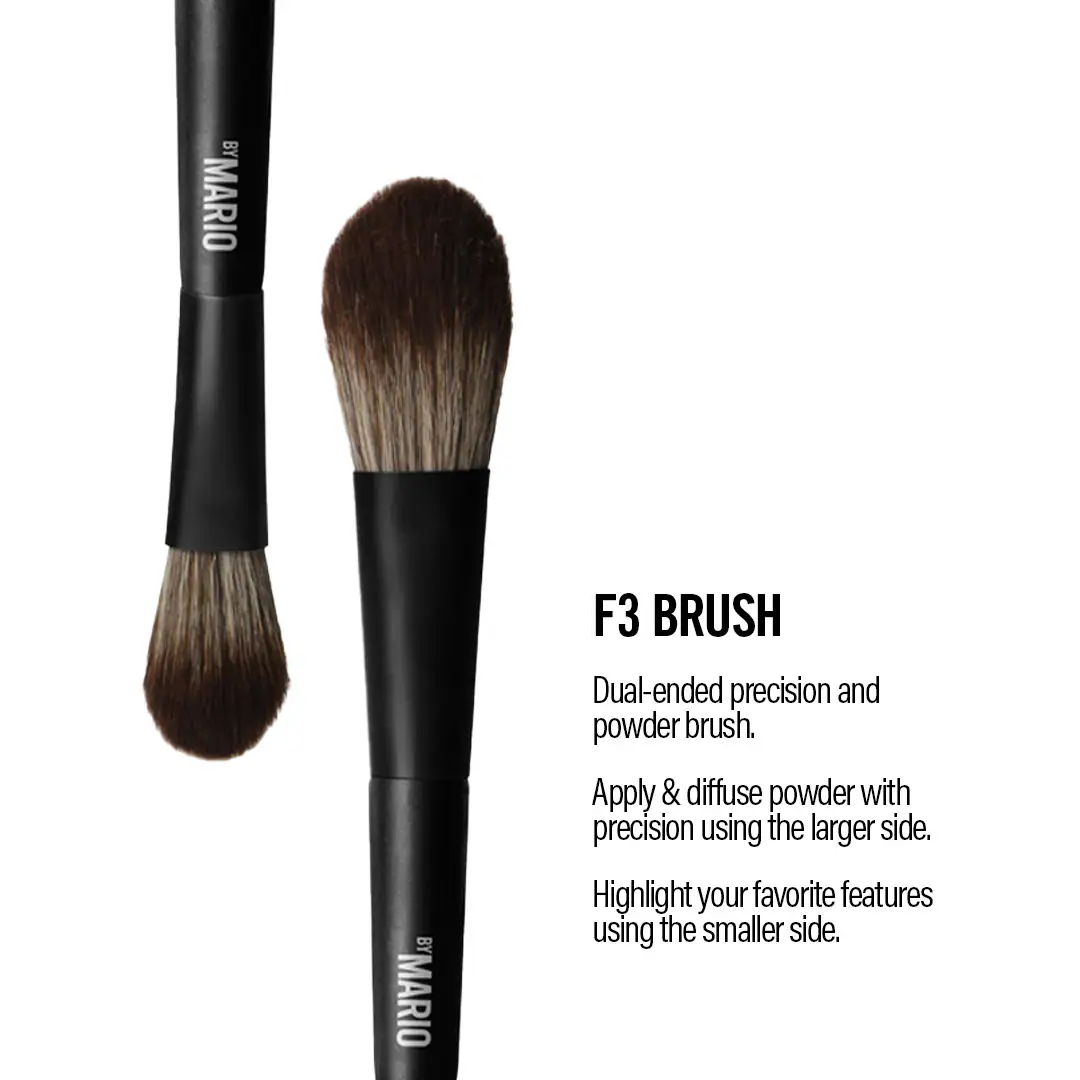 MAKEUP BY MARIO Mario's Face and Eye Trio Cosmetic Brush Set - Imagen 3