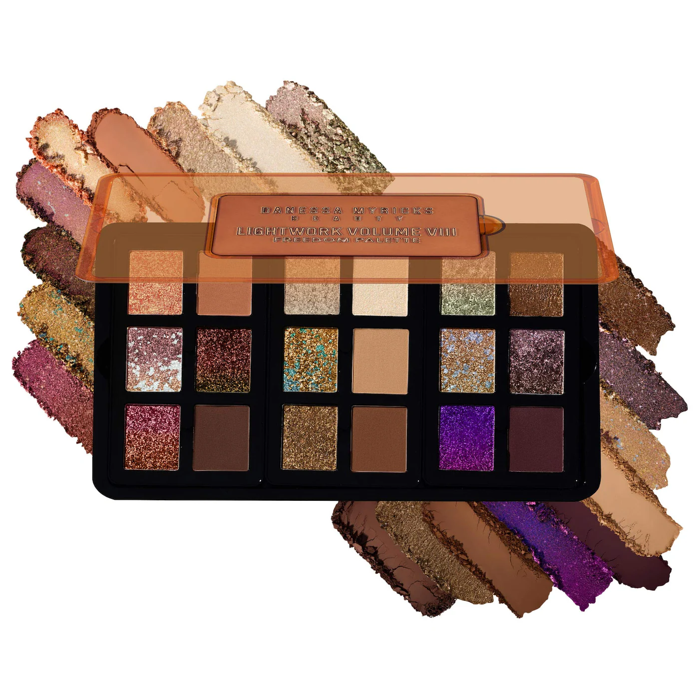 Danessa Myricks Beauty LIGHTWORK VIII Freedom Makeup Palette: Magnetic, Customizable, Stackable Palette for Eyes & Face